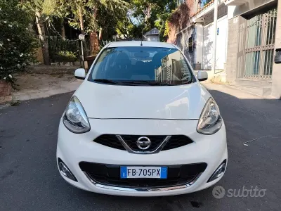 Usata Nissan Micra Tekna 80 CV (58 kW) 2016 Bianco Utilitaria