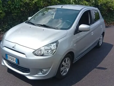 Usata Mitsubishi Space Star 69 CV (50 kW) 2014 Argento Monovolume
