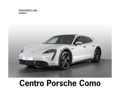 Usata Porsche Taycan Cross Turismo 419 kW (571 CV) 2021 Grigio ghiaccio Berlina