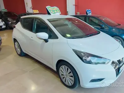 Usata Nissan Micra Acenta 87 CV (63 kW) 2021 Bianco Utilitaria
