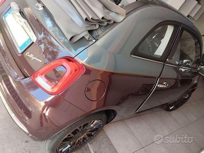 Usata Fiat 500 Collezione 69 CV (50 kW) 2019 Rosso Cabrio