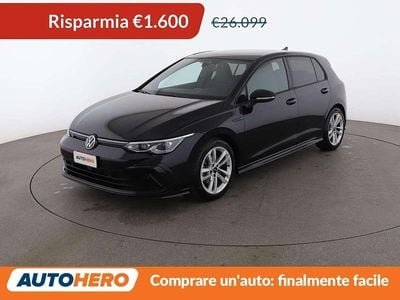 Usata VW Golf VIII R-line 131 CV (96 kW) 2022 Nero Berlina