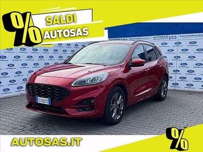 Usata Ford Kuga ST-Line X 225 CV (165 kW) 2020 Rosso metallizzato SUV