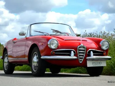 Usata Alfa Romeo Giulia 92 CV (67 kW) 1964 Rosso Cabrio