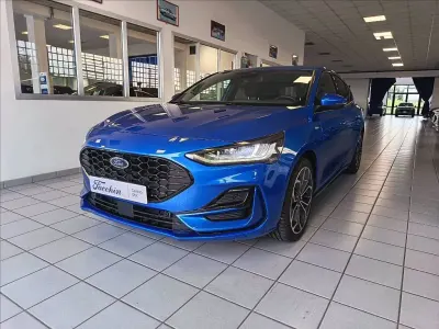 Usata Ford Focus ST-Line X 125 CV (91 kW) 2022 Desert island blue Berlina