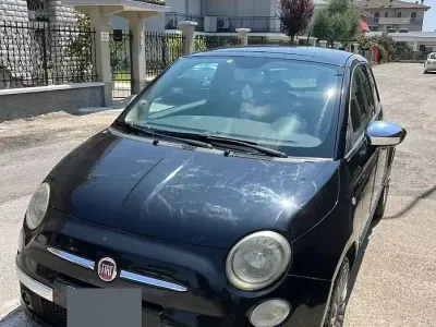 Usata Fiat 500 Lounge 75 CV (55 kW) 2009 Nero Cabrio