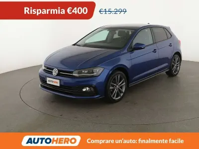 Usata VW Polo Highline 116 CV (85 kW) 2018 Blu/azzurro Utilitaria