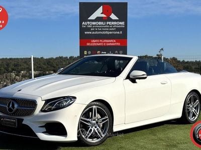 Usata Mercedes E220 Premium 194 CV (142 kW) 2018 Bianco Cabrio