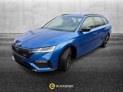 Usata Skoda Octavia RS 245 CV (180 kW) 2022 Blu metallizzato Station wagon