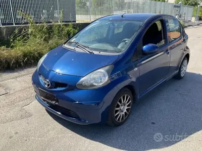 Usata Toyota Aygo 68 CV (50 kW) 2007 Blu Utilitaria