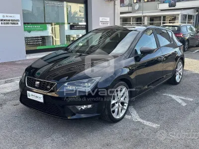 Usata Seat Leon FR 150 CV (110 kW) 2014 Nero Utilitaria
