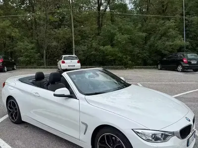 Usata BMW 420 Cabriolet Luxury Line 190 CV (139 kW) 2015 Bianco Cabrio