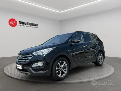 Usata Hyundai Santa Fe Style 150 CV (110 kW) 2014 Nero SUV