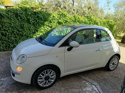 Usata Fiat 500 Lounge 69 CV (50 kW) 2014 Bianco Utilitaria