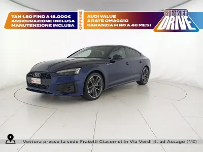 Usata Audi A5 Sportback S-Line 204 CV (150 kW) 2025 Blu navarra metallizzato Utilitaria