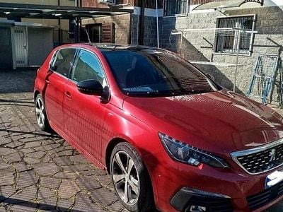Usata Peugeot 308 GT-line 131 CV (96 kW) 2020 Rosso Berlina