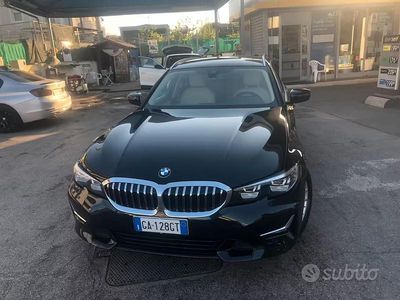 Begagnad BMW 320 Luxury Line 190 HK (139 kW) 2020 Svart Kombi