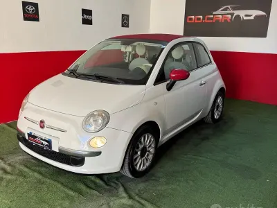 Usata Fiat 500C Lounge 69 CV (50 kW) 2010 Bianco Cabrio