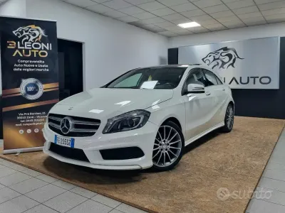 Usata Mercedes A180 Premium 109 CV (80 kW) 2015 Bianco Berlina