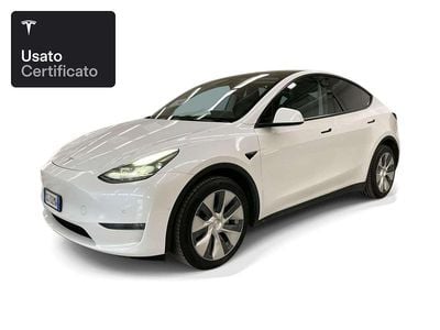 Usata Tesla Model Y Long Range AWD 258 kW (351 CV) 2021 Pearl white multicoat SUV