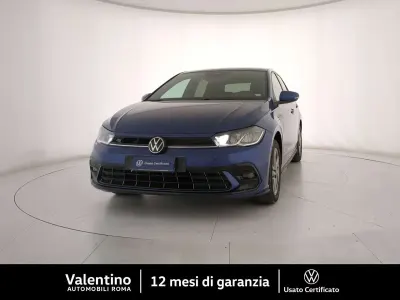 Usata VW Polo R-line 95 CV (69 kW) 2023 Blu/azzurro Utilitaria