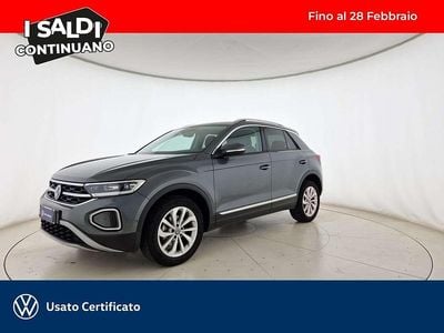 Usata VW T-Roc Style 110 CV (80 kW) 2022 Indium grey metallizzato SUV