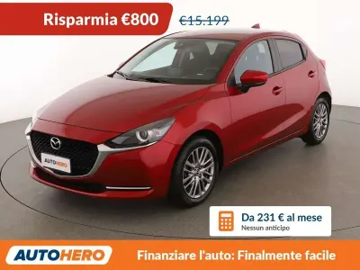 Usata Mazda 2 Exceed 90 CV (66 kW) 2022 Rosso Berlina