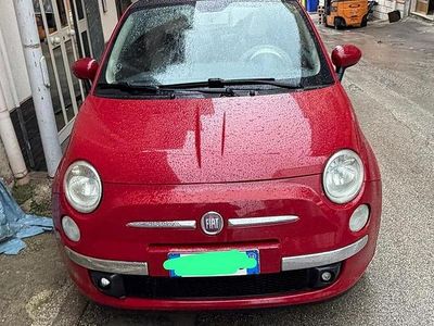 Usata Fiat 500 75 CV (55 kW) 2010 Rosso Utilitaria