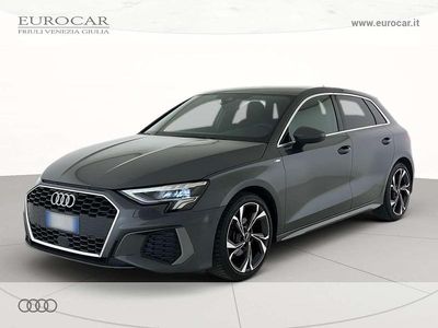 Usata Audi A3 S-Line 150 CV (110 kW) 2023 Grigio daytona perlato Berlina