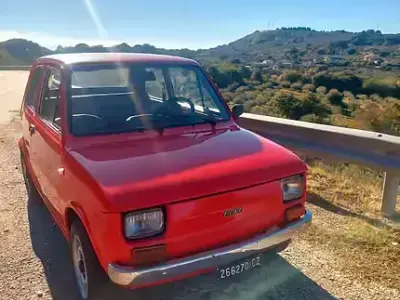 Usata Fiat 126 24 CV (17 kW) 1987 Rosso Utilitaria