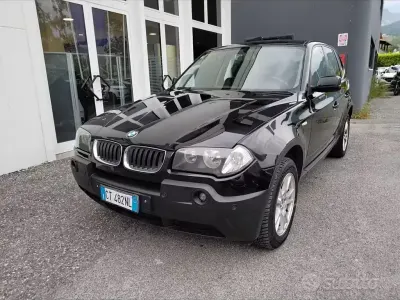 Usata BMW X3 150 CV (110 kW) 2005 Nero metallizzato SUV