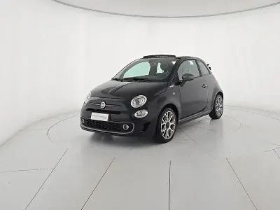 Usata Fiat 500C Sport 69 CV (50 kW) 2021 Nero Cabrio