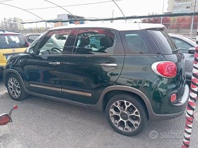 Usata Fiat 500L Trekking 105 CV (77 kW) 2013 Verde Monovolume