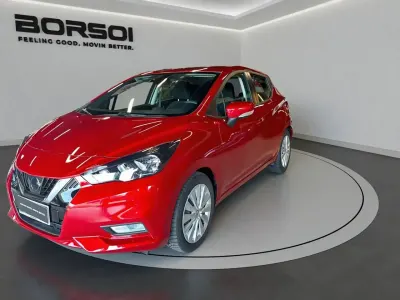 Usata Nissan Micra Acenta 92 CV (67 kW) 2022 Rosso met Utilitaria