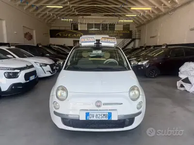 Usata Fiat 500 Lounge 69 CV (50 kW) 2009 Bianco Cabrio