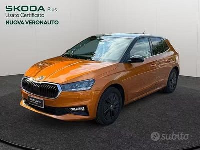 Usata Skoda Fabia Style 110 CV (80 kW) 2023 Arancione Utilitaria