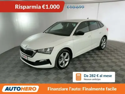 Usata Skoda Scala Sport 150 CV (110 kW) 2021 Bianco Utilitaria