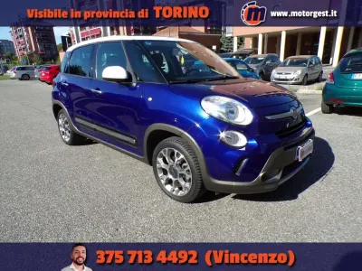 Usata Fiat 500L Trekking 95 CV (69 kW) 2015 Blu/azzurro Monovolume