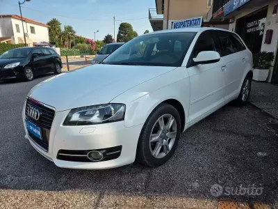 Usata Audi A3 90 CV (66 kW) 2012 Bianco Utilitaria
