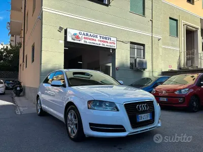 Usata Audi A3 Ambition 125 CV (91 kW) 2010 Bianco Utilitaria