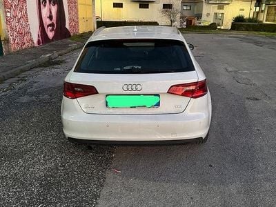 Usata Audi A3 Ambition 105 CV (77 kW) 2013 Bianco Berlina