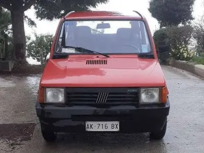 Usata Fiat Panda Young 34 CV (25 kW) 1997 Rosso Berlina
