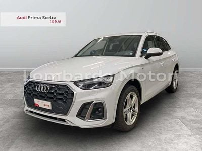 Usata Audi Q5 S-Line 204 CV (150 kW) 2021 Bianco ghiacciaio metallizzato SUV