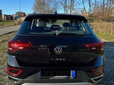 Usata VW T-Roc Style 110 CV (80 kW) 2022 Nero SUV