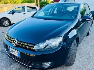 Usata VW Golf VI Highline 105 CV (77 kW) 2009 Nero Berlina