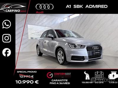 Usata Audi A1 Admired 90 CV (66 kW) 2016 Grigio Utilitaria