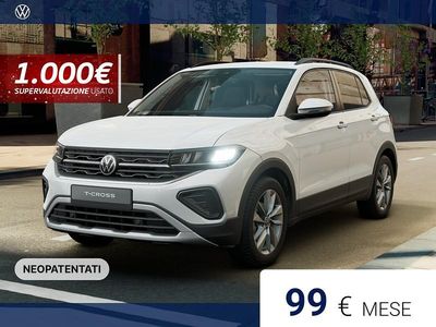 Nuova VW T-Cross Edition 95 CV (69 kW) 2026 Pure white SUV
