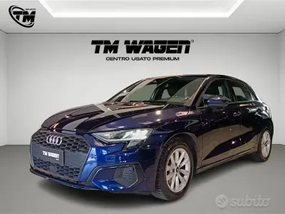 Usata Audi A3 Business 110 CV (80 kW) 2022 Blu Berlina