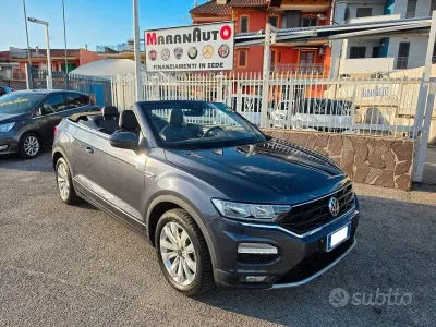 Usata VW T-Roc Cabriolet R-line 150 CV (110 kW) 2021 Grigio Cabrio