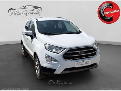 Usata Ford Ecosport Titanium 100 CV (73 kW) 2018 Bianco SUV